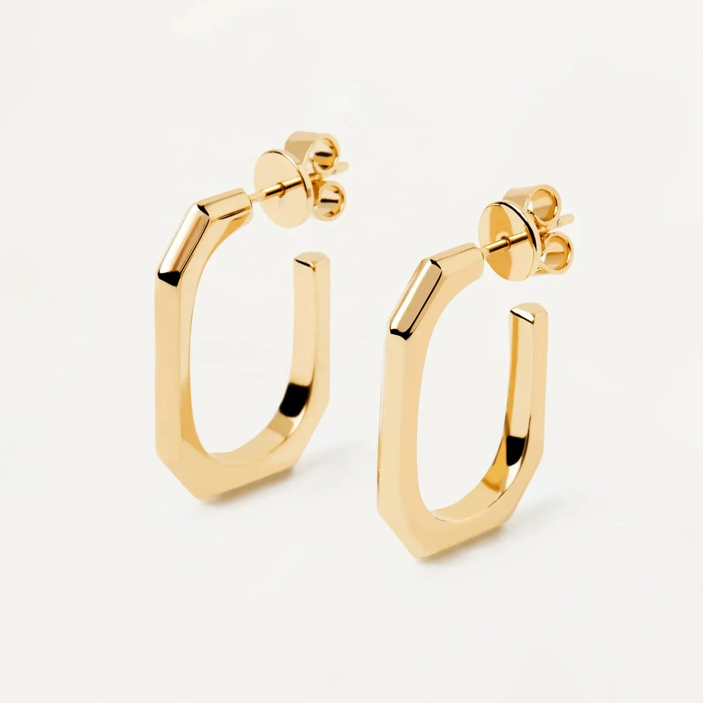 LOZRUNVE 925 Sterling Silver Minimalist Link Open Hoop Earring Fashionable Jewellery