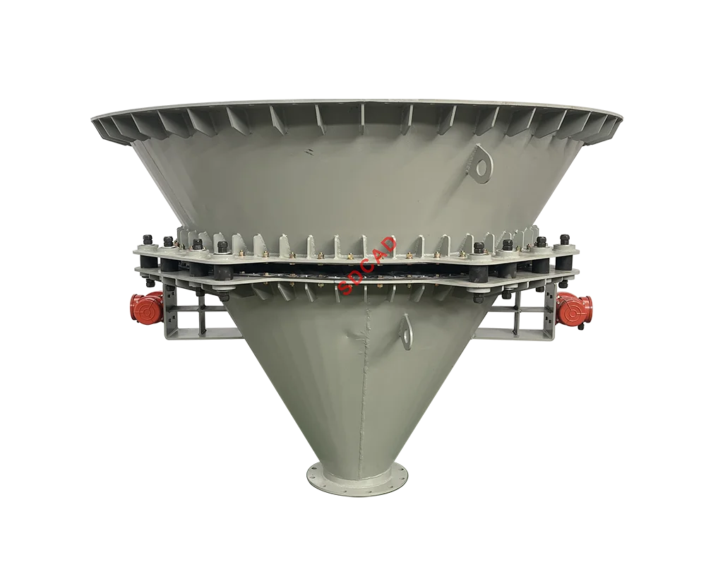 SDCAD Cement Silo Bottom Vibrating Bin Discharger Powder Hopper Feeder Activation Hopper