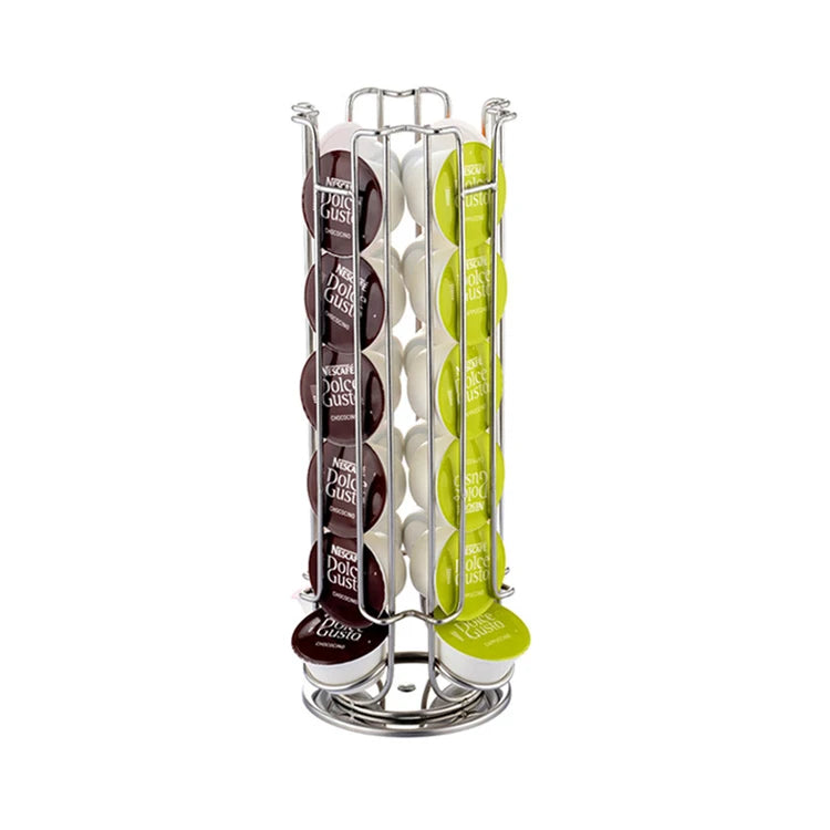 Modern Style Coffee Capsule Storage Iron and Steel Rack