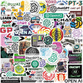 60Pcs New Intelligent Program ChatGpt Logo Graffiti Stickers for Car Bottle Laptop Waterproof Programming Sticker