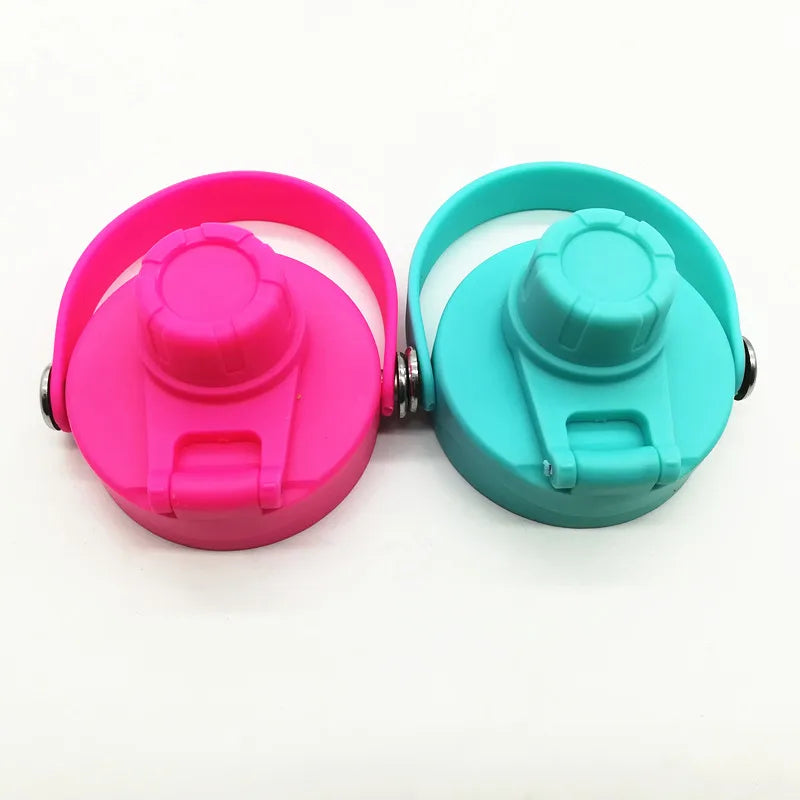 Wide Mouth Sport Spout Lid for 12oz 21oz 32oz 40oz 64oz Insulated Vacuum Flask Water Bottle Handle Spout Lid Cap