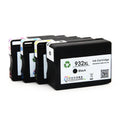 Ocbestjet Premium Black 932 932XL 933XL Ink Cartrige With Pigment Ink and Chip for HP 7612 Officejet 6700  E-AIO Printer