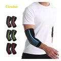 Outdoor Sports Soft Nylon Bandages Knitted Knee Elbow Sleeves Protectors Adult Weightlifting Fitness Wholesale
