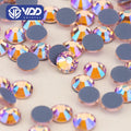 VDD 078 Light Rose AB SS6-SS30 High Quality Hotfix Glass Rhinestone Crystal Flatback Glitter Strass Stone for DIY Crafts Clothes