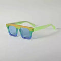 2025 Matte Stylish Colorful Acetate Sunglasses Trendy Fashionable Shades Unique Design UV Protection Eyewear for Men & Women