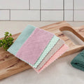Spot Wholesale Kitchen Oil Rag Wipe Tablecloth Cleaning Cloth Products Do Not Lose Hair Dishcloth