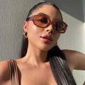 STORY XY385 New Fashion Bend Lens Sunglasses Female Colorful Vintage Riding Eyewear Shades Outdoor Anti-uv