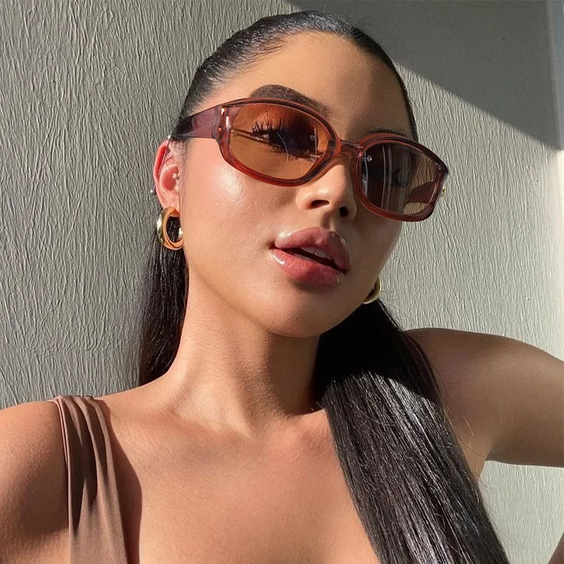 STORY XY385 New Fashion Bend Lens Sunglasses Female Colorful Vintage Riding Eyewear Shades Outdoor Anti-uv