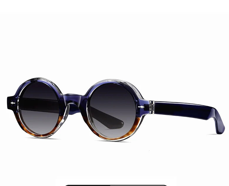 2024 Cheap Price in Stock Promotional Retro Sunglasses Round Women Bluelight Blocking Polarized Acetate Sunglasses