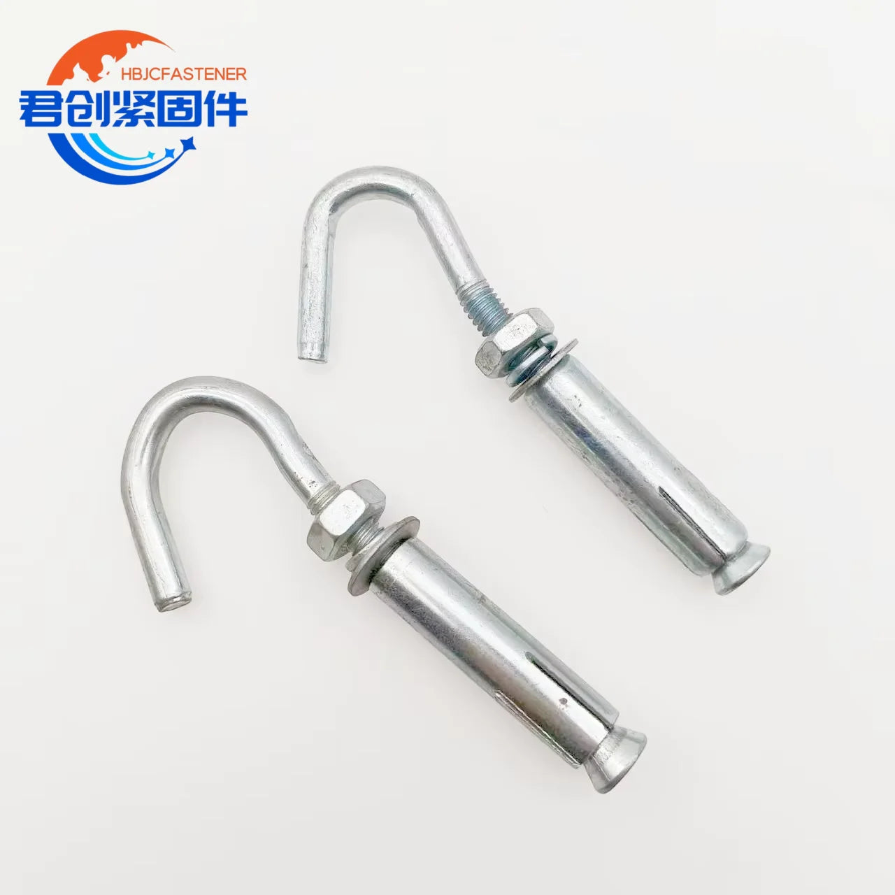Steel Sleeve Anchor with Eye or Hook Bolt Inch System Measurement J Bolt Hook Anchor Bolt Wedge Anchor