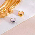 In Stock 3D Heart Letter Enamel Bracelet DIY Family Jewelry Charm Stainless Steel Fashion Jewelry 316L Accessories Beads Charms
