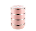 304 Stainless Steel Insulated Bucket Bento Box Multi-function 4-Layer Lunch Box for Student for Outdoor