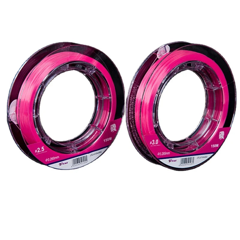 Spooled Nylon Fishing Line Full Floating 150M 2.0 to 4.5 Japan Imported Fishing Line Fluorocarbon Fishing Line