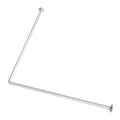 China Factory Supplied Top Quality l Shape Shower Curtain Rod Stainless Steel Shower Curtain Rail