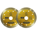 125mm Ultra Thin Turbo Rim Diamond Porcelain Saw Blade for Wet/dry Cutting Ceramic Porcelain