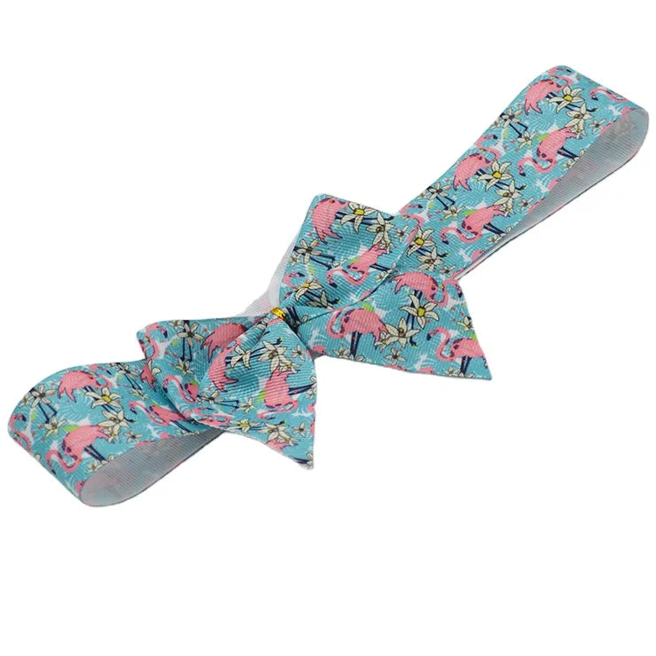 Hot Sales Self-Adhesive Printed Grosgrain Ribbon Bow Single Face for Gift Packing