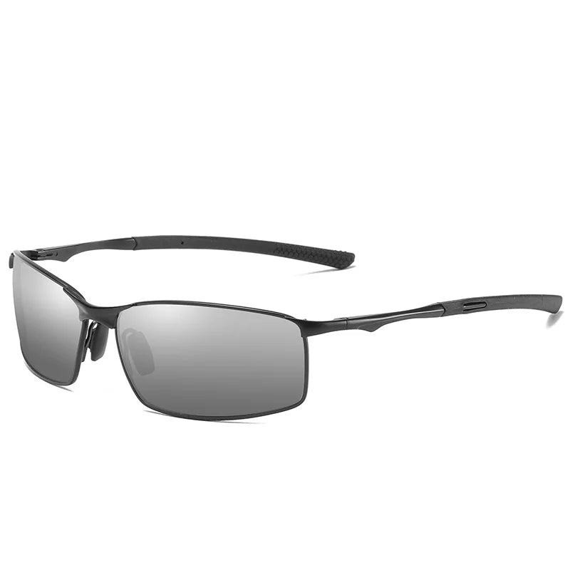 Best Price Square Polarized Sunglasses Men 2021 Cheap Metal Sunglasses Color Change