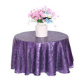 2021 Customized Nonwoven Sequin Luxury Wedding Round Tablecloth Oilproof Durable Machine Washable 100% Polyester Custom Design