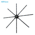 High Resolution 180cm Cloud Control Splicing Wifi Holographic Display Led Holograma 3d Hologram Fan