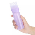 Stock 100ml Custom Eco Friendly Plastic Salon Hair Comb and Brush Applicator Bottle for Oil Comb Applicator Bottle