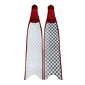 Free Diving Fins Diving Long Fins Red Foot Pocket Pure Carbon Silver Black Fins