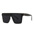 1006 Oversized square Italy Design 2022 Shades Unisex Fashion Black Flat Top Sunglasses for Ladies 2021 Sun Glasses Mens