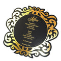 Creative Designing Paper Menu Cards for Wedding Party or Events Custom Color and Design
