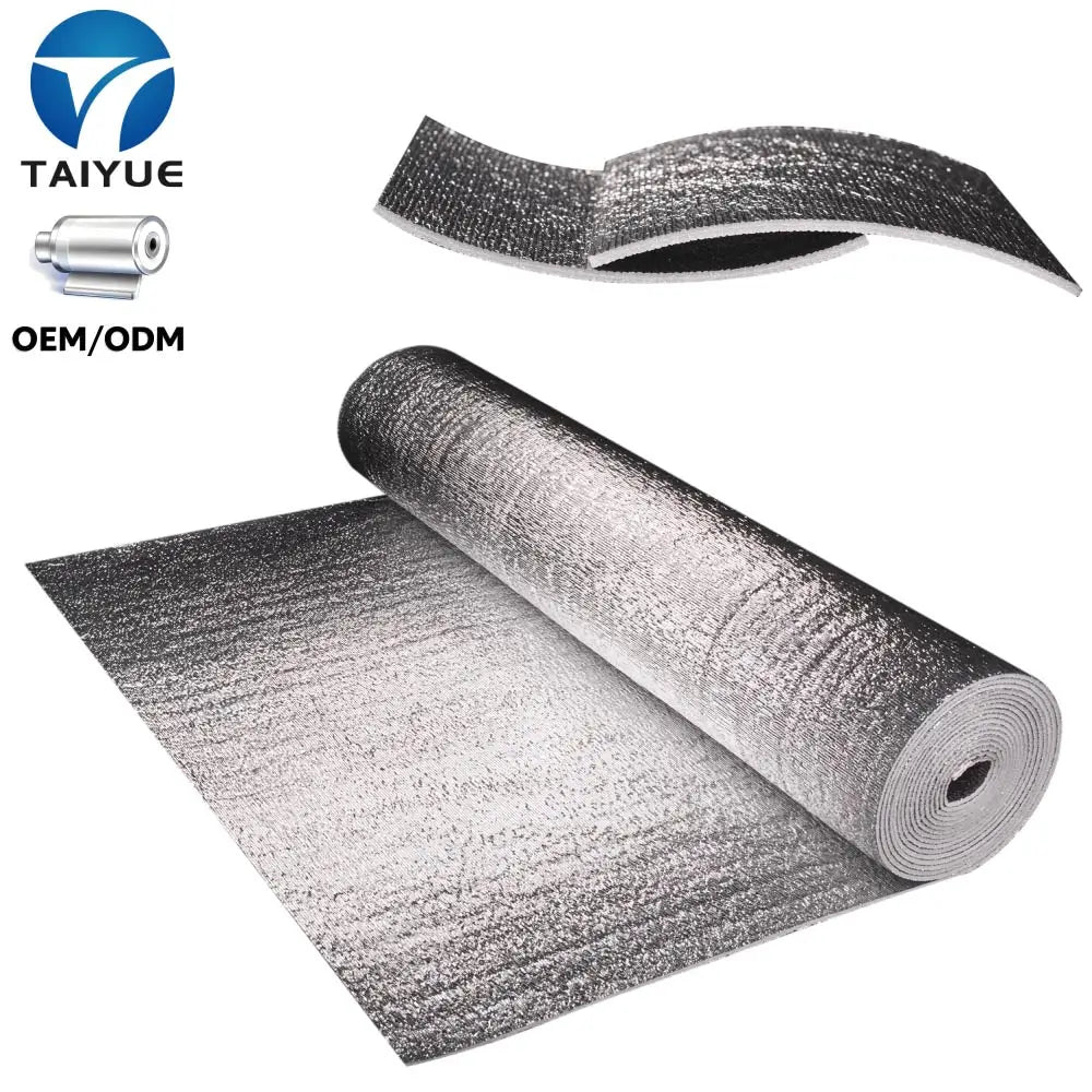 Taiyue Modern Design Reflective PE Foam Thermal Insulation Sheet OEM Closed Cell Aluminum Foil Facing Warehouse Fire Retardant