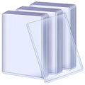 Hot Sale Markevel MK1050 Clear PVC Business Card Top Loader 3x4 with Black Border for Gift & Credit Card