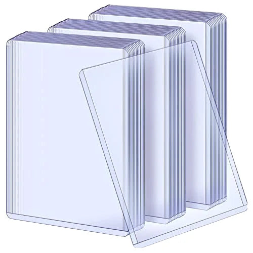 Hot Sale Markevel MK1050 Clear PVC Business Card Top Loader 3x4 with Black Border for Gift & Credit Card