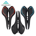 ZOYOSPORTS Bike Leather Saddle Professional Road Mountain MTB Gel Bicycle Seat Saddle