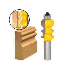 L-N220 1/2 Handle Top Grade Beaded Woodworking Router Bit Molding Line Bits Woodworking Engraving Milling Cutter
