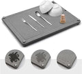 Instant Dry Bathroom Sink Organizer Fast Drying Diatomaceous Earth Stone Sink Tray Dish