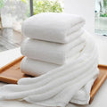 Cotton Hotel Bath Towel Wholesale Cotton Star Beauty Salon Hotel Thickened Large Towel Custom logo White Bath Towel