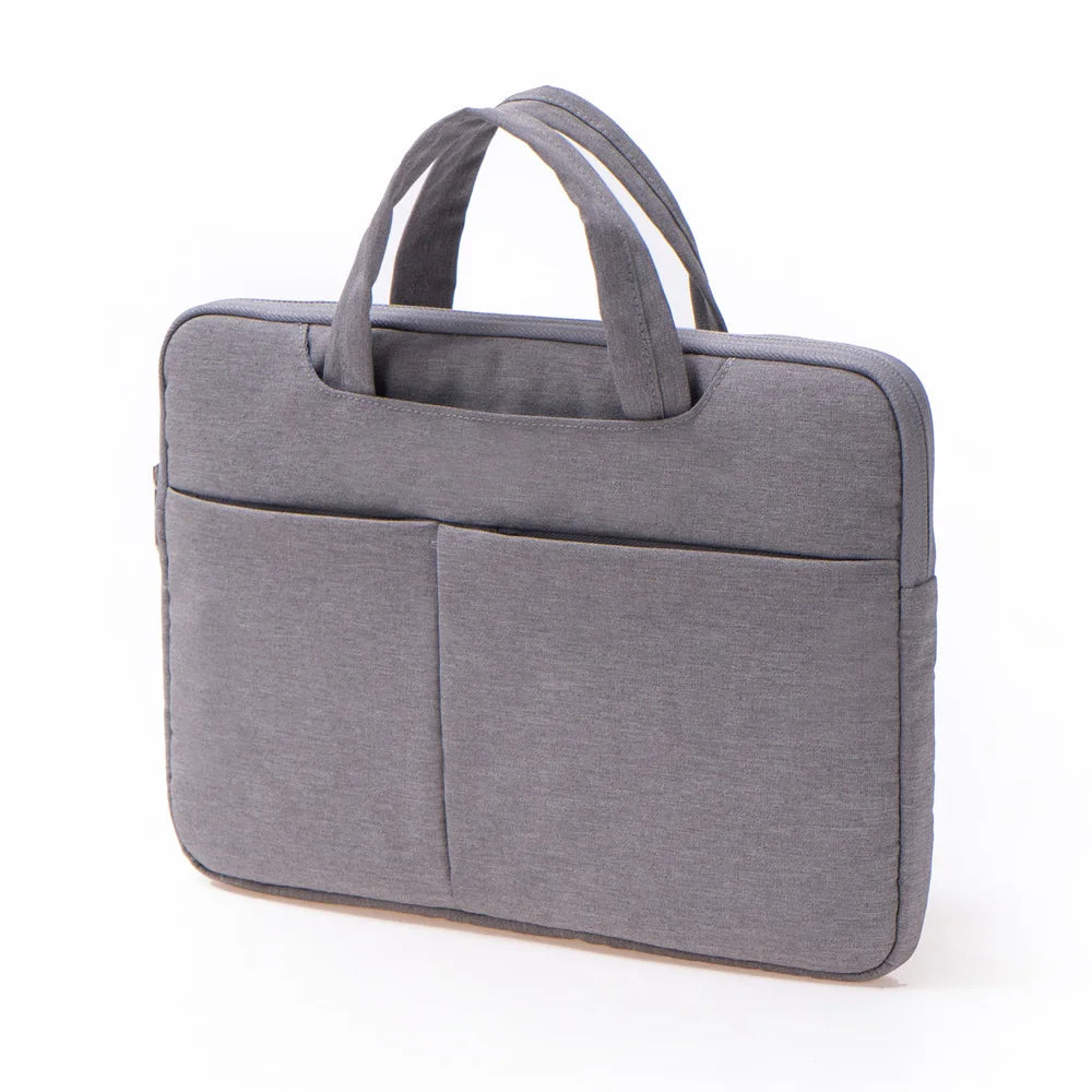 New OEM Luxury Polyester Laptop Sleeve with Hidden Compartment Plush Lining & Custom Logo for 13.3/15.6 Inch Laptop & iPad