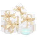 Transparent Packaging Clear Plastic PET PP Flower Candy Gift Party Wedding Favor Box