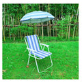 21" Inch Beach Garden Outdoor Chair Adjustable Umbrella with Universal Clamp Umbrella with Chair