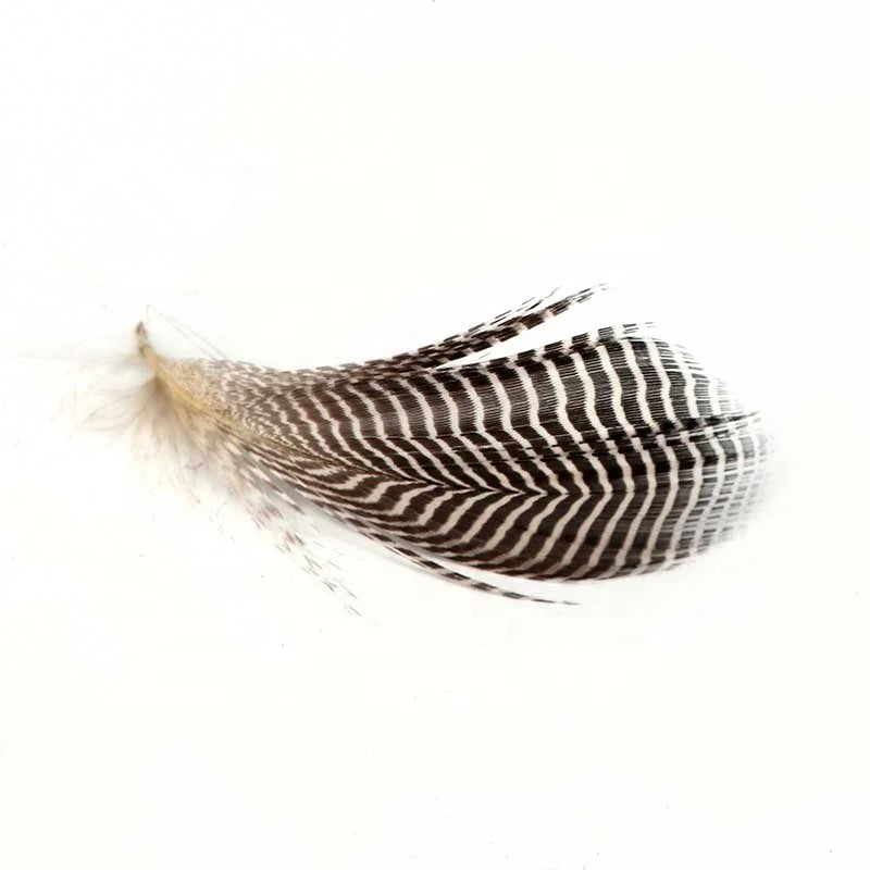 Wholesale Elegant Natural Color 3-7cm Pattern Duck Feather Wave for Crafts DIY or Jewelry-Gold Medal Seller