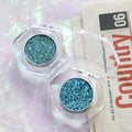 Custom Duo Chrome Individual Chameleon Eyeshadow Powder Wet Private Label Vegan Makeup Light Fair Dark Skin Shimmer Eye Makeup