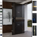 Foshan Yohome European Modern Hotel Cast Aluminum Entry Doors Metal Pivot Security Exterior Door with Smart Lock MegaBDM