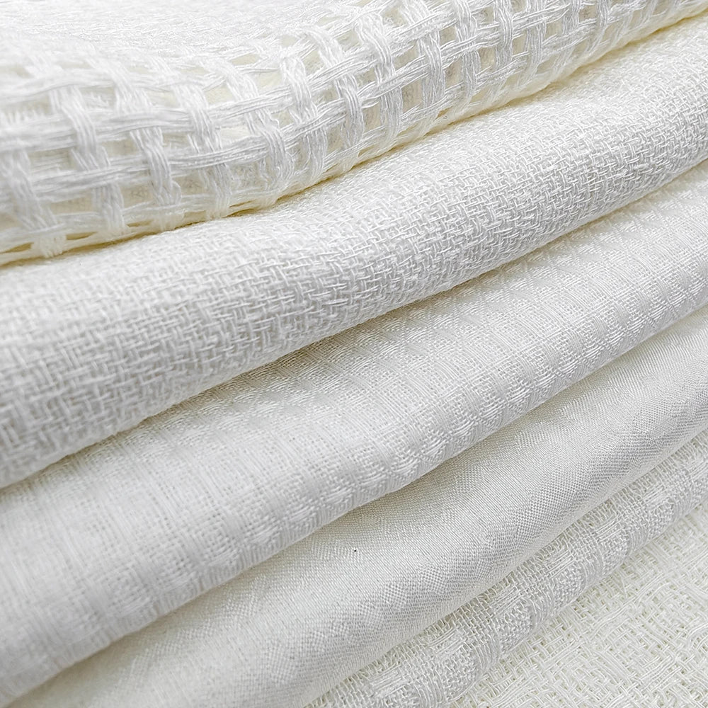 M&Y Home Factory Supply Luxury Linen 100% Polyester Voile Sheer Curtains Transparent Luxury Fabric Living Room Plain Dyed Wholesale