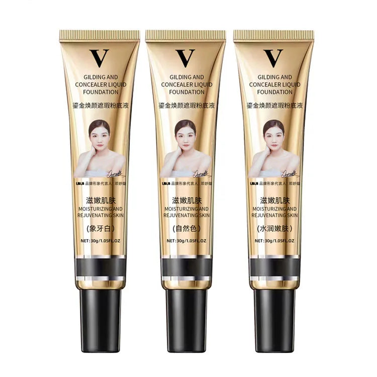 Wholesale 3 Colors BB Cream Liquid Foundation Waterproof  Makeup Comcearler
