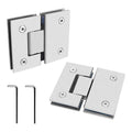 Bathroom 180 Degree Hinge Glass to Glass for Shower Room Stainless Steel Shower Door Pivot Hinge