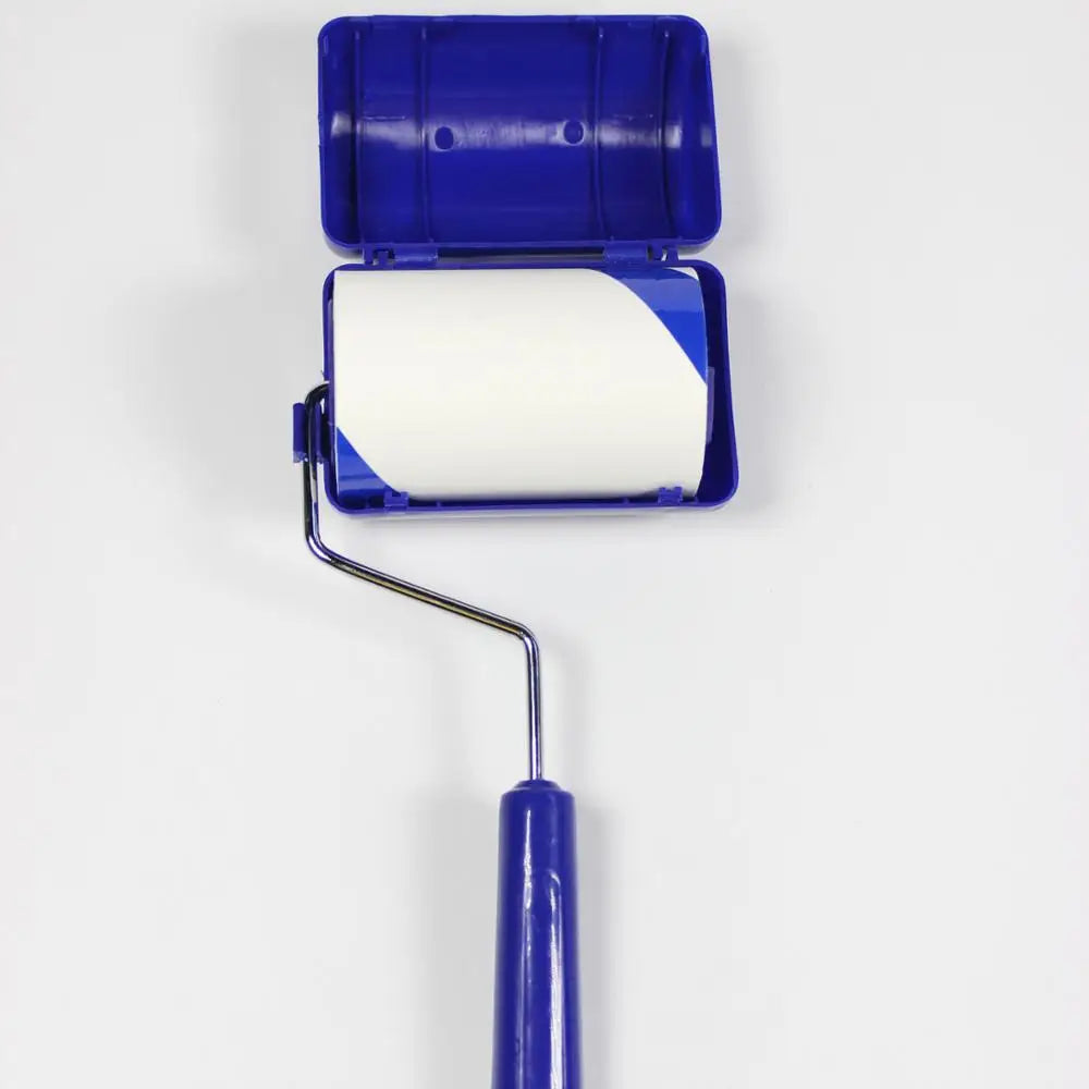 Convenient Short-Handle Plastic Household Adhesive Cleaner Pet Lint Roller for Quick Use
