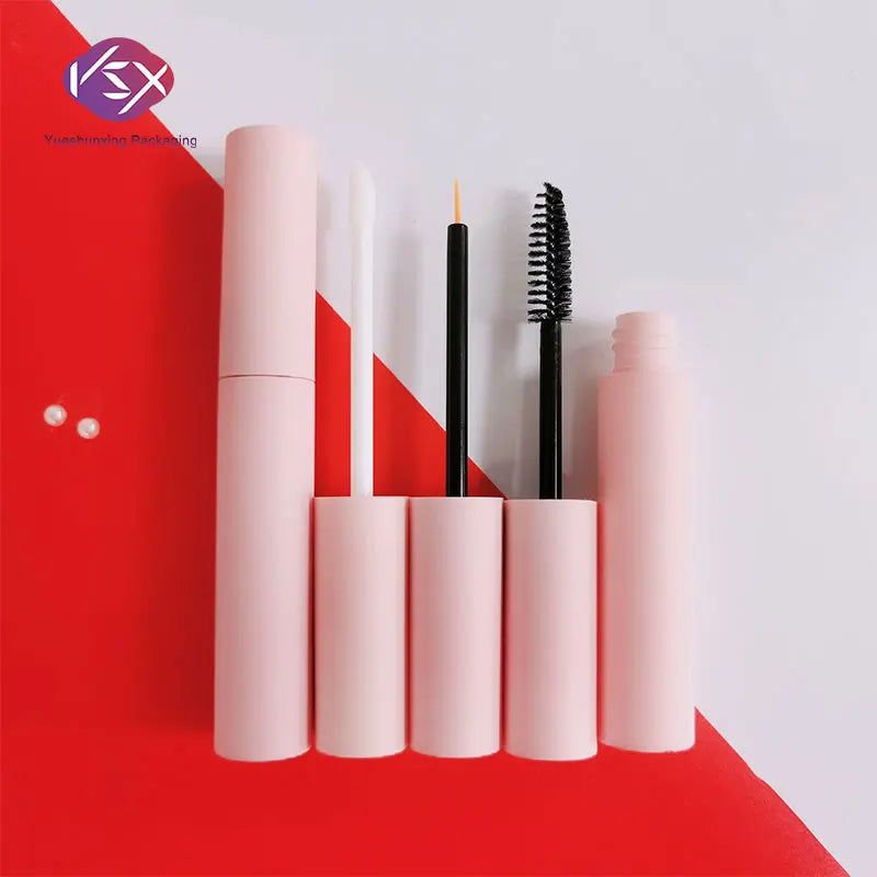 Yueshunxing 10ml Private Label pink Matte Empty Cosmetic Packaging Lip Gloss Tube Eyeliner Tube Empty Mascara Tube