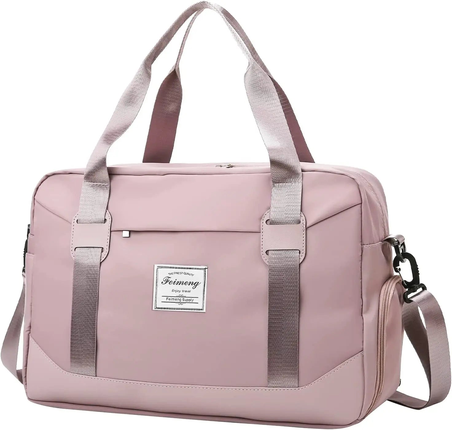 Fashionable Waterproof Gym Tote Bag Custom Logo Weekender Carry-on Overnight Bags for Women Sport Travel Duffel Bag Zipper