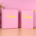 Custom A5 Spiral Binding Office Dividers Monthly Weekly Daily Diary Notebook Goals Planner