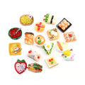 New Breakfast Sweet Theme Noodle Sandwich Sushi Design Flat Back Resin Food Craft Fory Diy