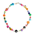 Euro8 Billiard Smiling Face Yin and Yang Elements Handmade Necklace Bead Chain INS Cute Girl Summer
