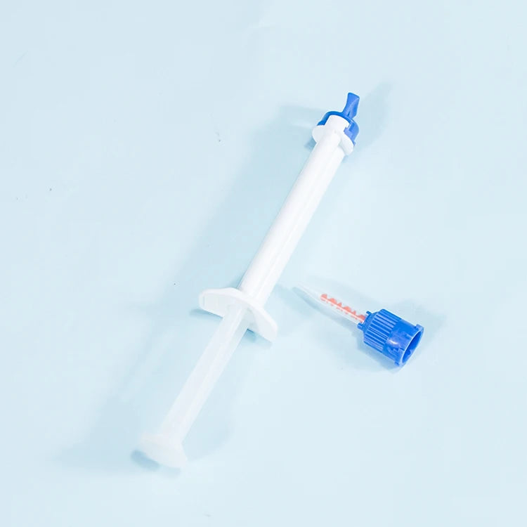 Effective Professional RIJIE SMILE Commercial Use Teeth Whitening Gel Hydrogen Peroxide Mint Flavor Dual Syringe for Dental